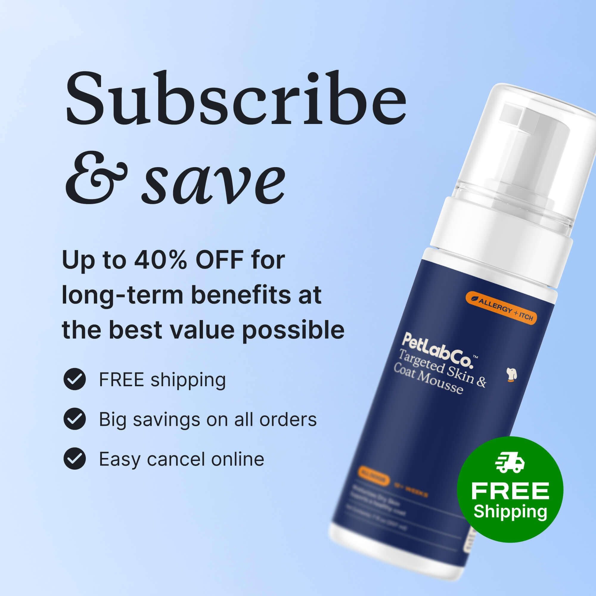 Skin & Coat Mousse