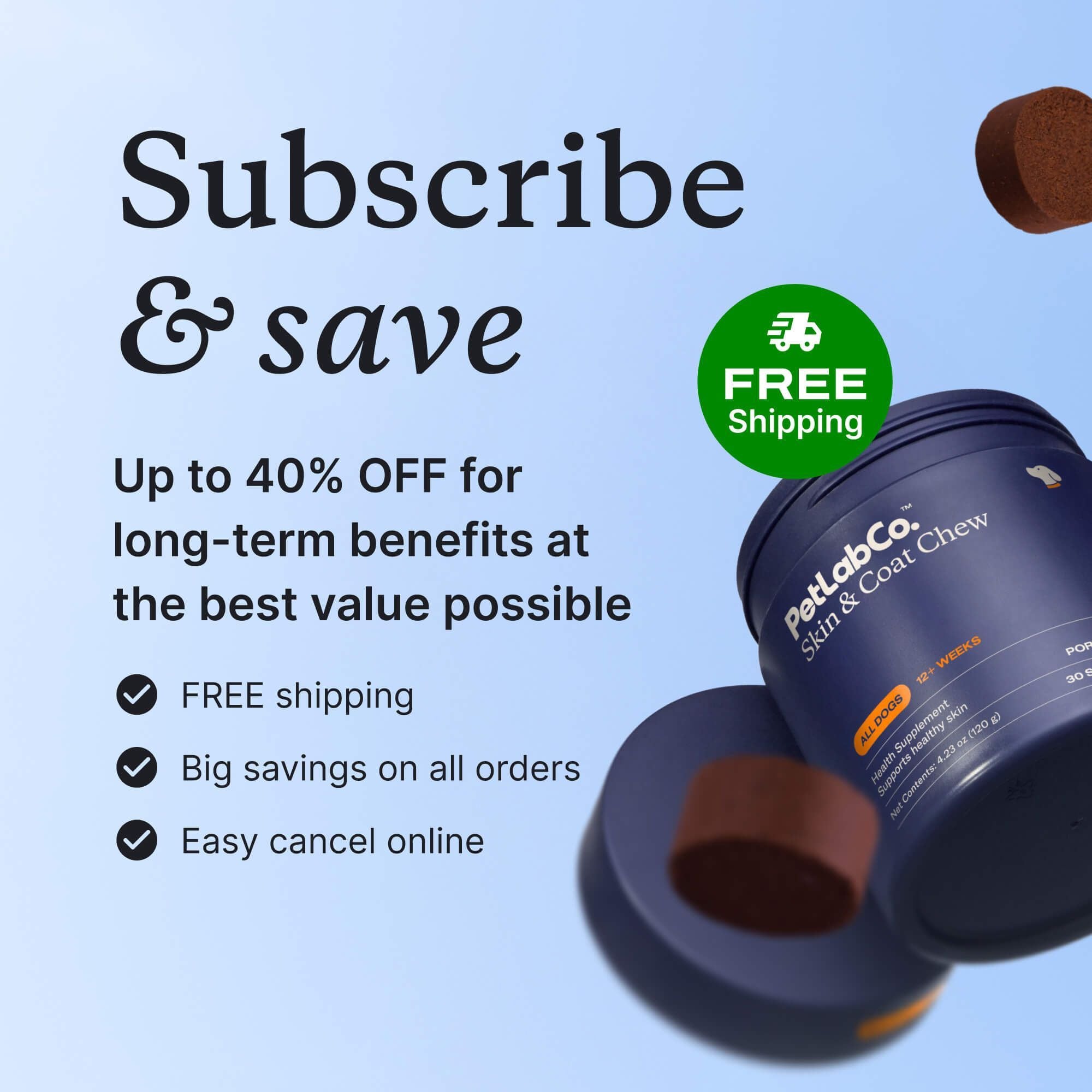 Skin & Coat Chews